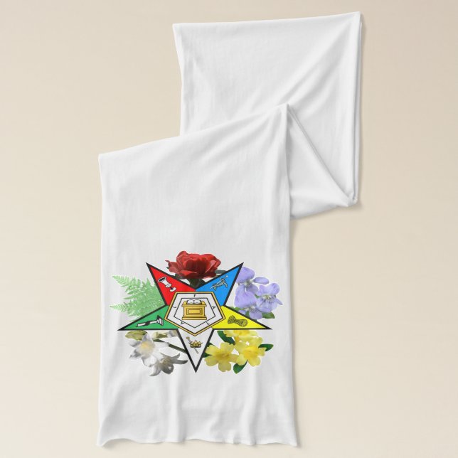 Östlig stjärnablommigtScarf Sjal (Vänster)