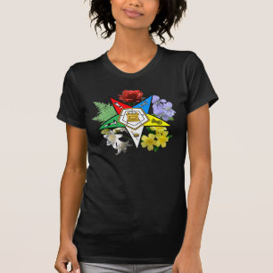 Östlig stjärnablommigtT-tröja Tee Shirt