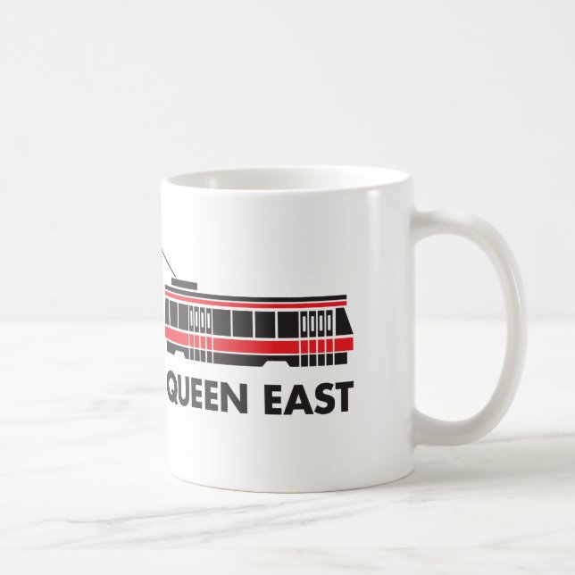 Östlig (Toronto) Streetcarmugg för drottning Kaffemugg (Höger)