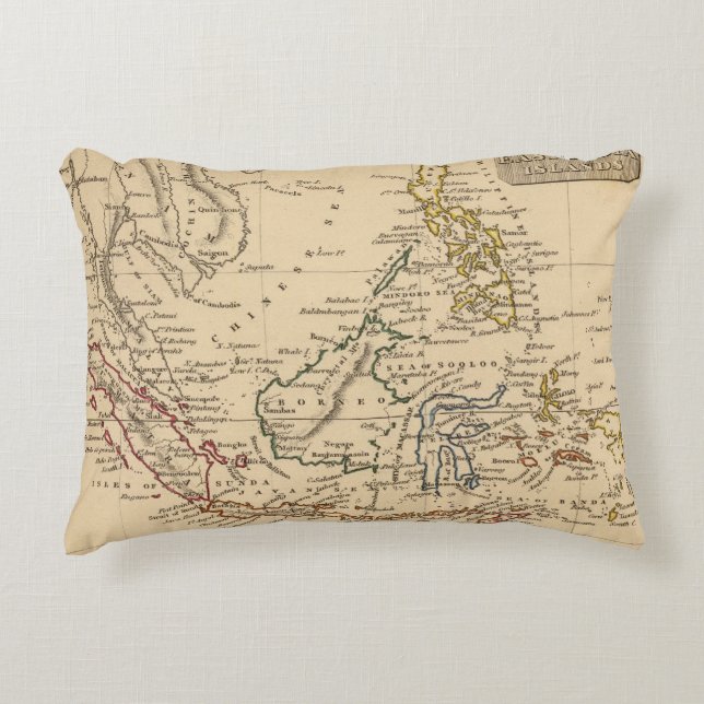 Östliga Indien öar Prydnadskudde (Framsidan)