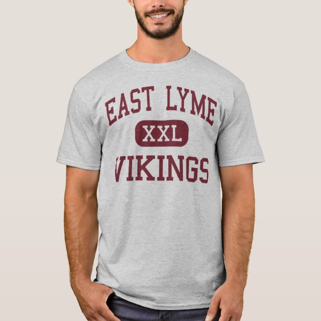 Östliga Lyme - Vikings - kick - östliga Lyme T-shirt (Framsida)
