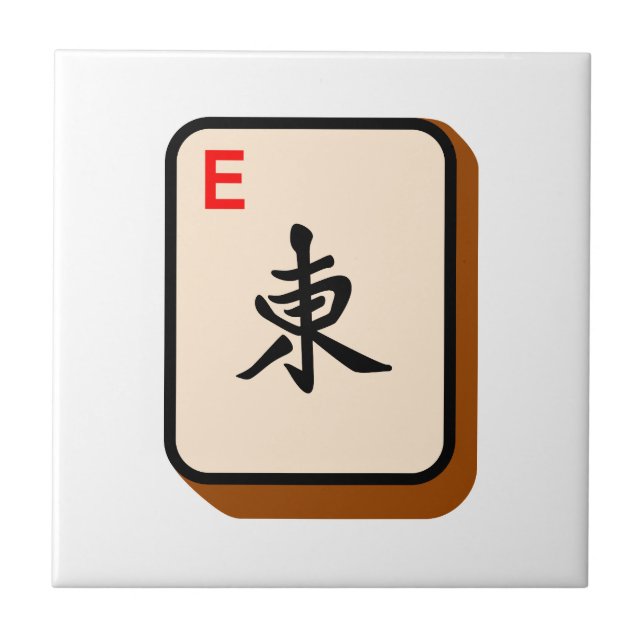 Östliga Mahjong Kakelplatta (Framsidan)
