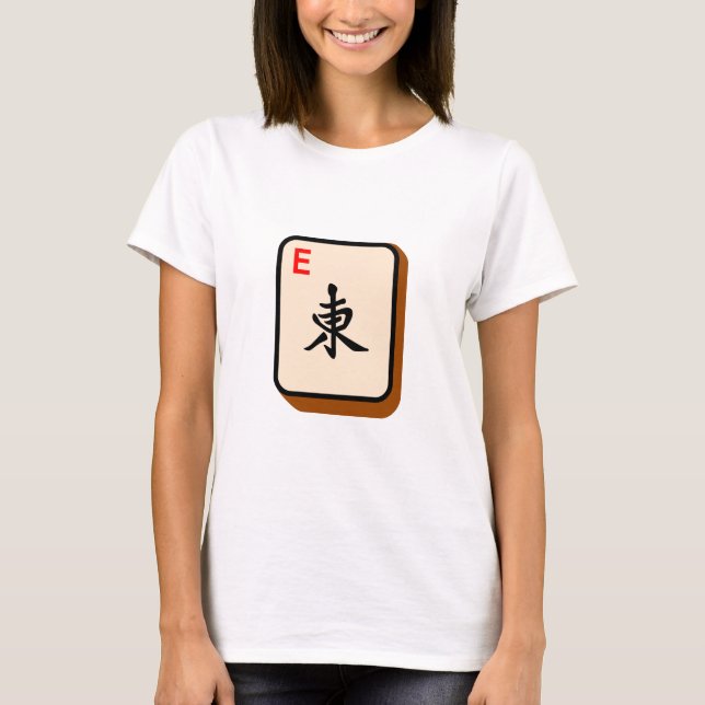 Östliga Mahjong T-shirt (Framsida)