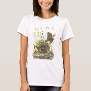 Östliga Meadowlark vid Audubon Tee Shirt
