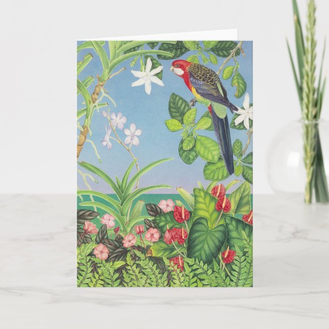 Östliga Rosella Helgkort (Framsida)