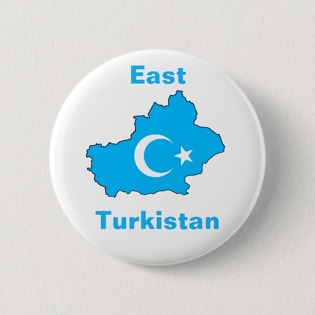 Östliga Turkistan Knapp (Framsida)