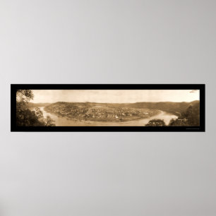 Östligt Brady panorama- foto 1909 Poster