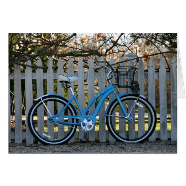 Östligt Hampton cykelkort Hälsningskort (Framsidan Horizontal)