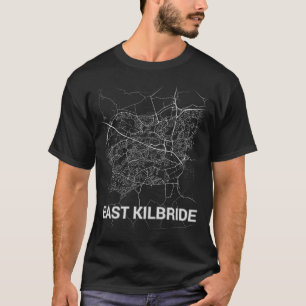 Östligt - kilbridestadskarta (det STORA TRYCKET) T Shirt