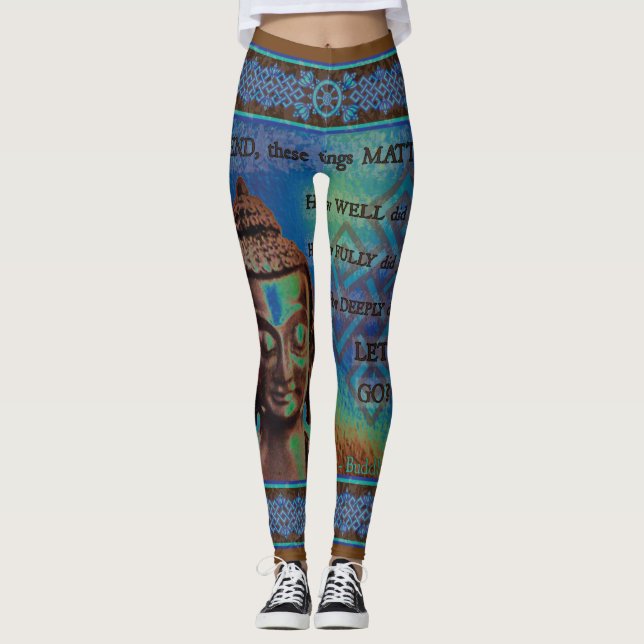 Östligt möter väster leggings (Framsida)