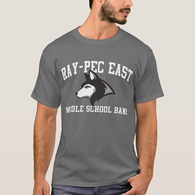 Östligt musikband för mellanstadium Stråle-Pec T Shirt (Framsida)