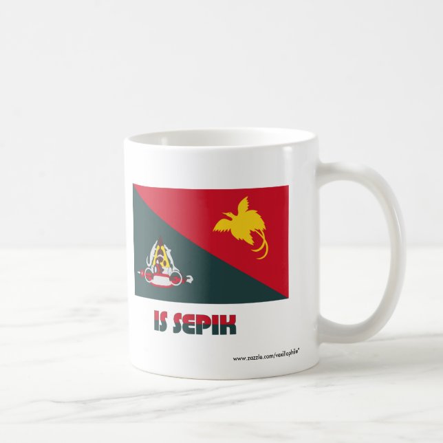 Östligt Sepik landskap, PNG Kaffemugg (Höger)