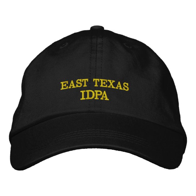 Östligt Texas IDPA lock Broderad Keps (Framsida)