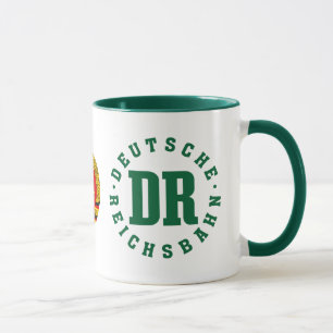 Östligt - tysk Järnväg Deutsche Reichsbahn Mugg