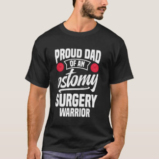 Ostomi Krigare Stolt Pappa till en Stomi Operation T Shirt