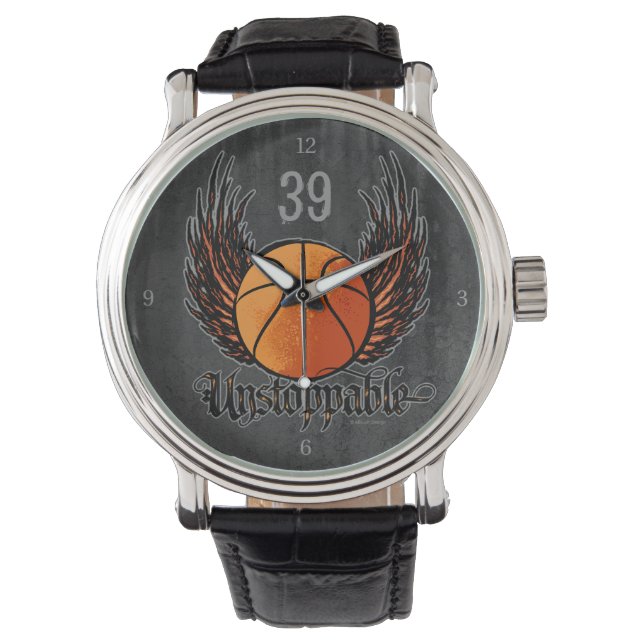 Ostoppbar (basket) armbandsur (Framsida)