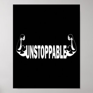 Ostoppbar förkortning För manar Kvinnor Ungdom Poster