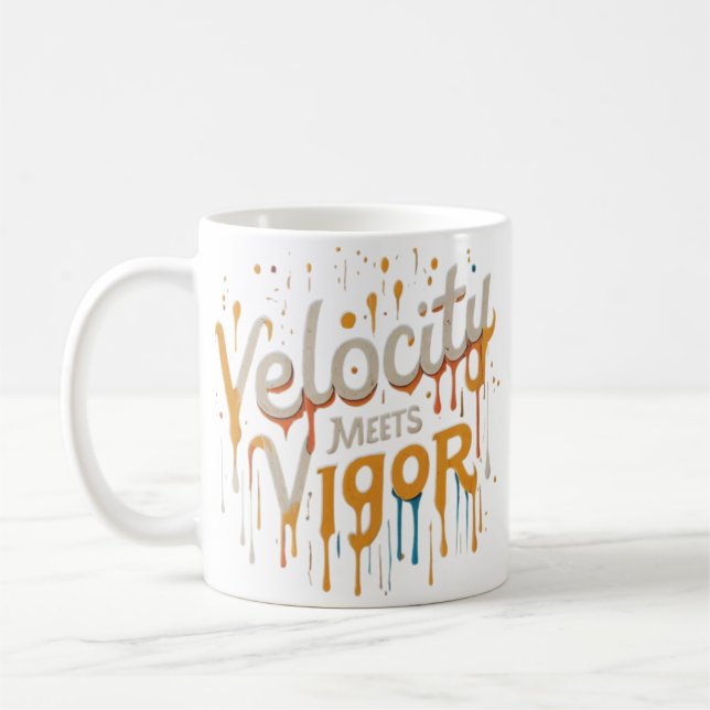 Ostoppbar kraft kaffemugg (Vänster)