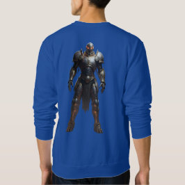 Ostoppbar kraft: Mecha Villain Aesthetic Lång Ärmad Tröja
