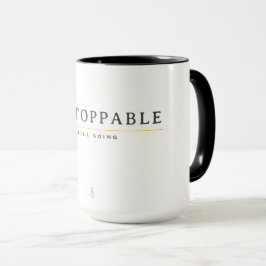 OSTOPPBAR Minimalistisk Motivationscitat T-Shirt Mugg