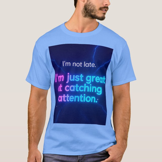 ostoppbar Neon bult som garanterar Y2K-energidropp T Shirt (Framsida)