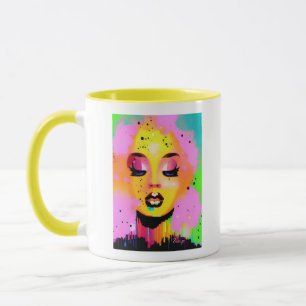 Ostörd Abstrakt Art Mugg