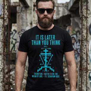 Östortodox Fr. Serafim Rose Kors Present T Shirt