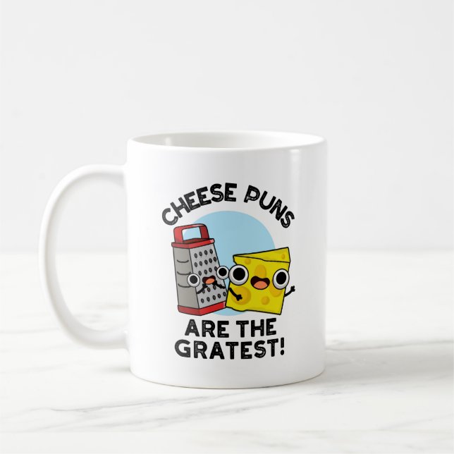 OstPunkten är den tacksammaste Cute Grate Pun Kaffemugg (Vänster)
