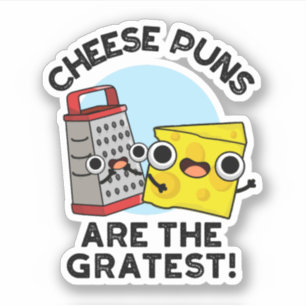 OstPunkten är den tacksammaste Cute Grate Pun Klistermärken