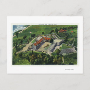 Östra Aerial View of the Fort Grounds Vykort