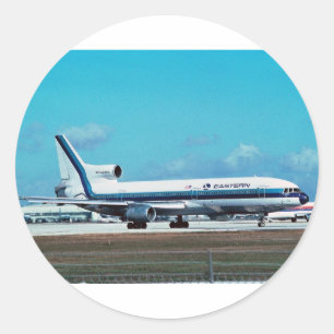 ÖSTRA AIRLINES Lockheed L-1011 ’Whisperliner’ Runt Klistermärke