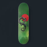 Östra Asian Dragon Red Sol Nebula Mini Skateboard Bräda 18,5 Cm<br><div class="desc">Den här designen kan vara personlig genom att välja anpassningsalternativet för att lägga till text eller göra andra ändringar. Om den här produkten har möjlighet att överföra designen till en annan artikel ska du vid behov justera designen så att den passar. Kontakta mig på colorflowcreations@gmail.com om du vill ha den...</div>
