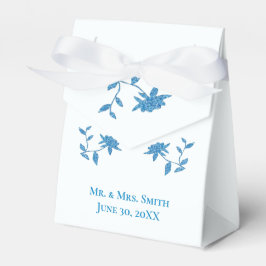 Östra Blue Pelora Blommigt-etikett Presentaskar