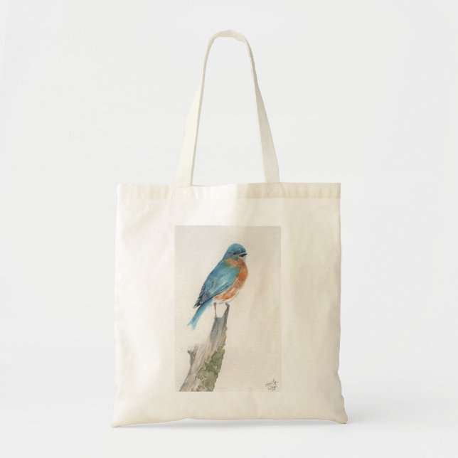 Östra Bluebird Totebag Tygkasse (Framsidan)