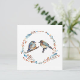 Östra Bluebirds KVADAN PER Blommigt