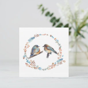 Östra Bluebirds KVADAN PER Blommigt