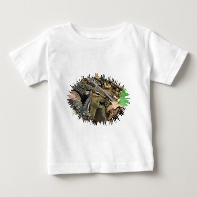 Östra Chipmunk - Tamias striatus Tee Shirt (Framsida)