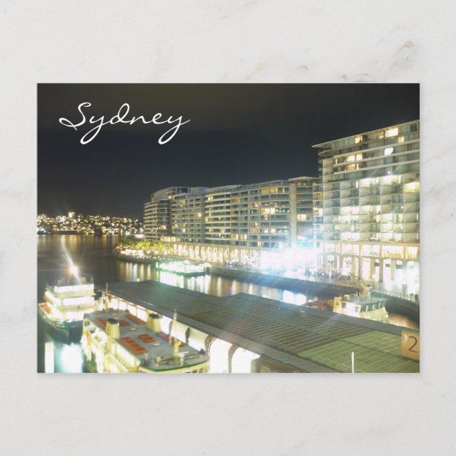 östra circular quay sydney vykort (Framsida)
