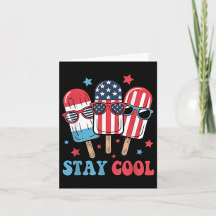 Östra Coolan i populationen 4 juli Patriotic Usa A Kort