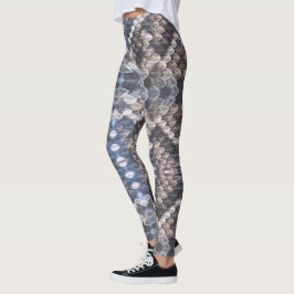 Östra Diamondback Rattlesnake Skin Leggings