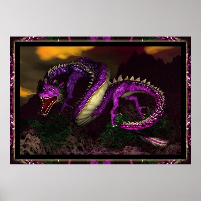 Östra Dragon av Michelle Wilder Poster (Framsidan)