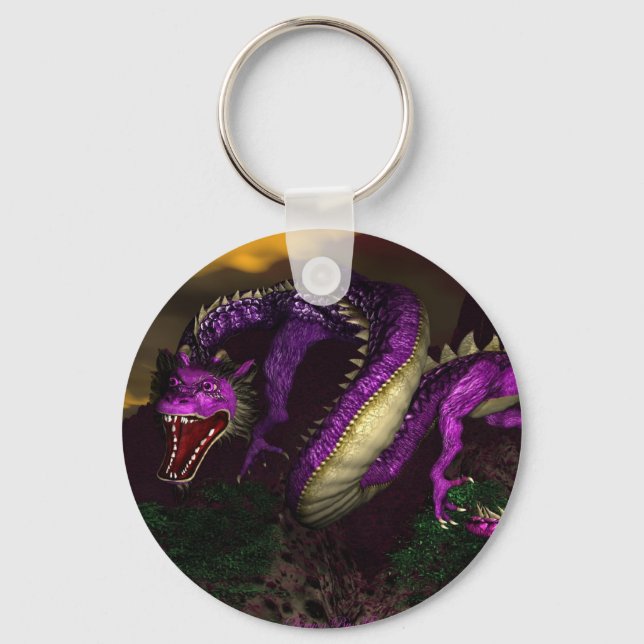 Östra Dragon-nyckelkedja Nyckelring (Framsida)