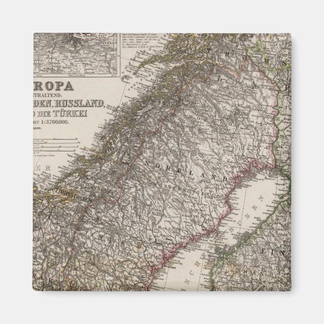 Östra Europa, Norge Magnet (Framsidan)