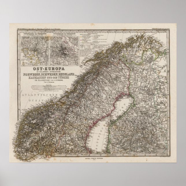 Östra Europa, Norge Poster (Framsidan)