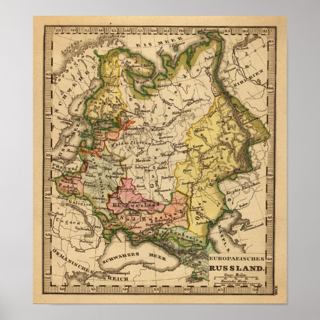 Östra Europa och Ryssland Poster (Framsidan)