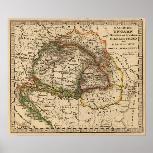 Östra Europa Poster (Framsidan)