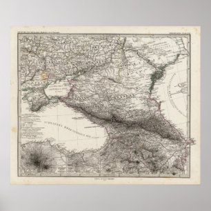 Östra Europa, Ryssland, Turkiet Poster