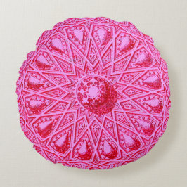 östra för antika Mitten Rund Kudde