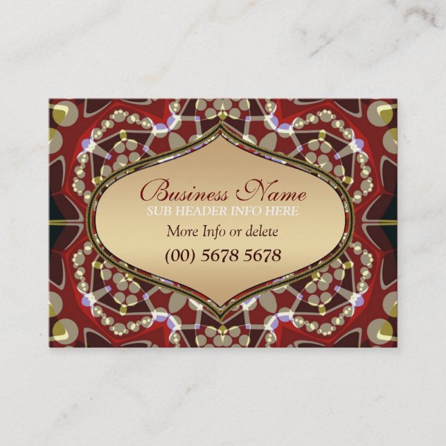 Östra Guld Magic Big Affärskort Visitkort (Framsida)