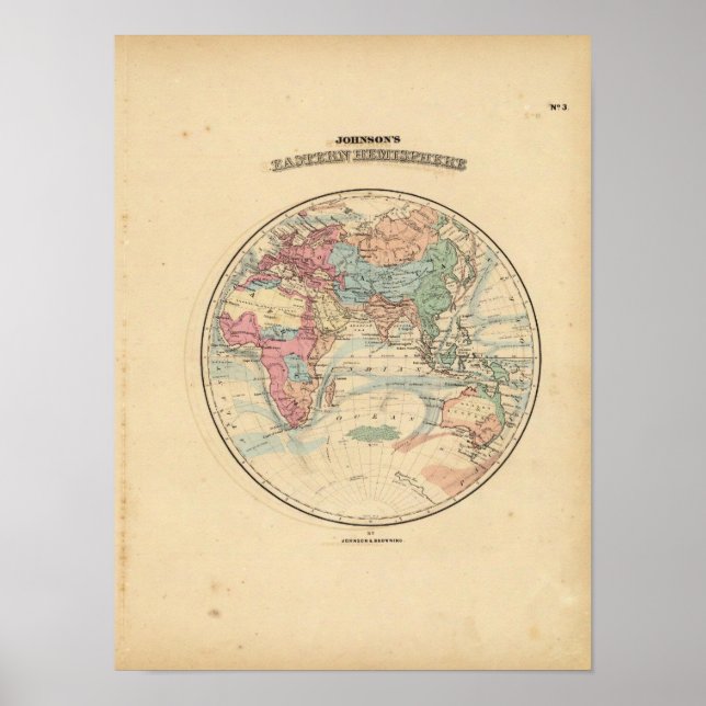 Östra Hemisphere 2 Poster (Framsidan)
